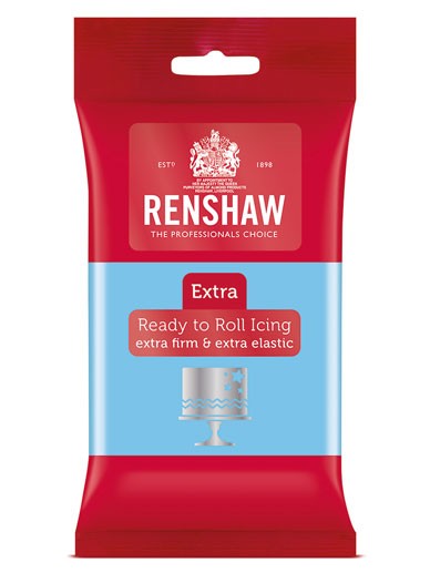 Renshaw Rollfondant Extra 250g -Baby Blue-