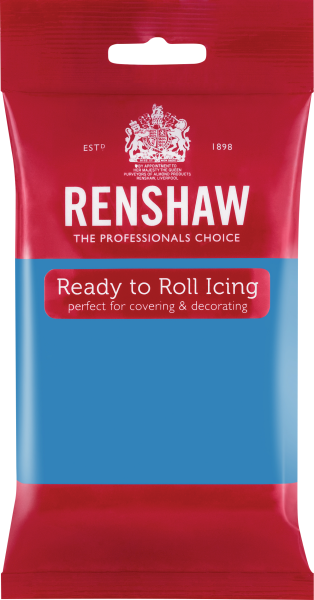 Renshaw Rollfondant Pro 250g -Turquoise Blue-