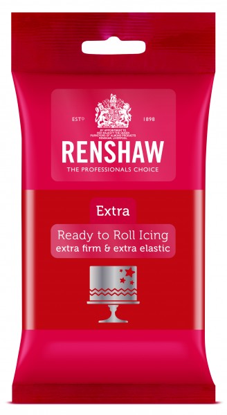 Renshaw Rollfondant Extra 250g -Red-