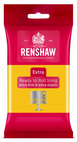 Renshaw Rollfondant Extra 250g -Yellow-